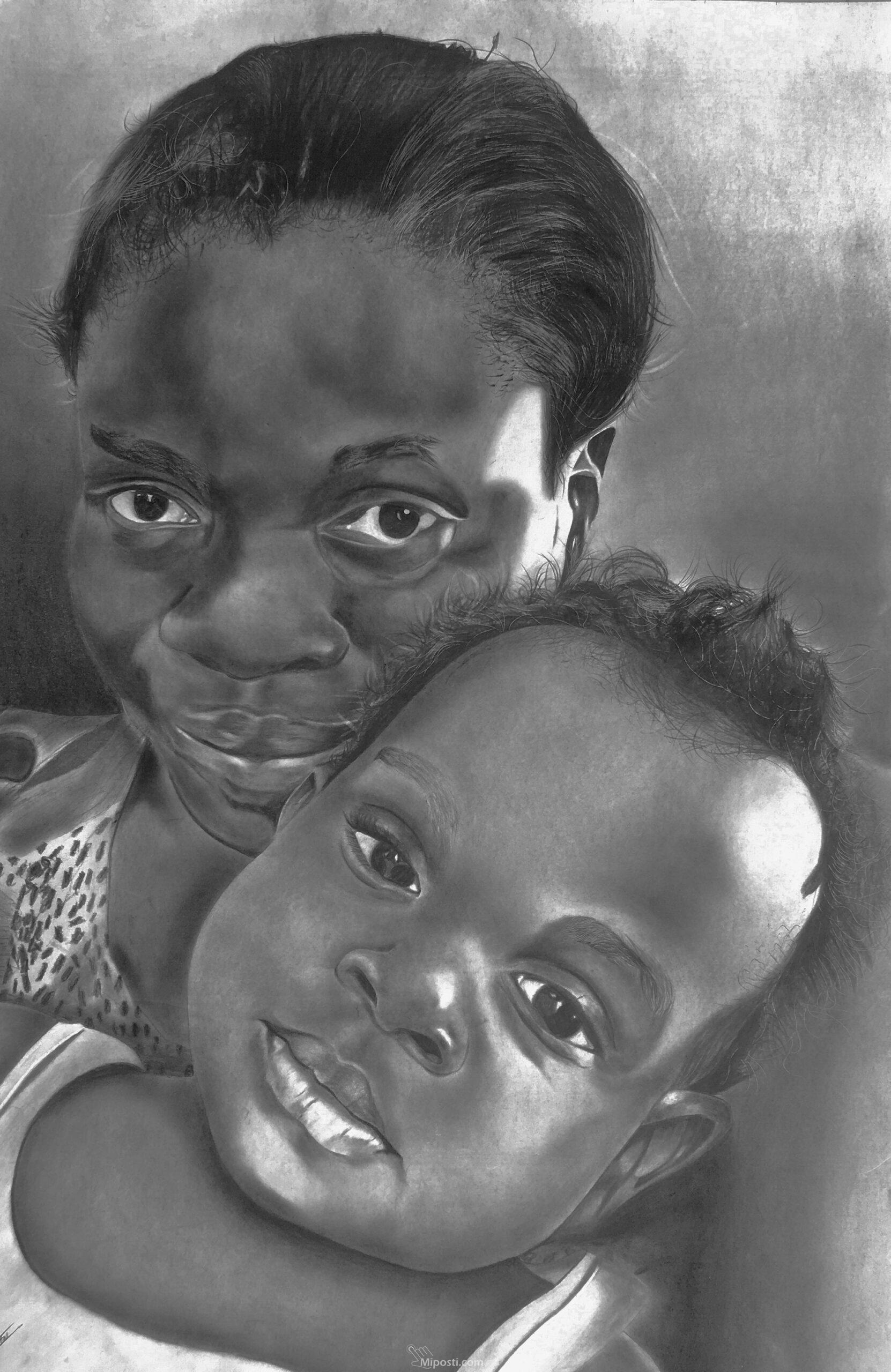 Charcoal artwork