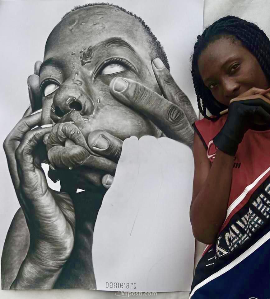 Charcoal artwork