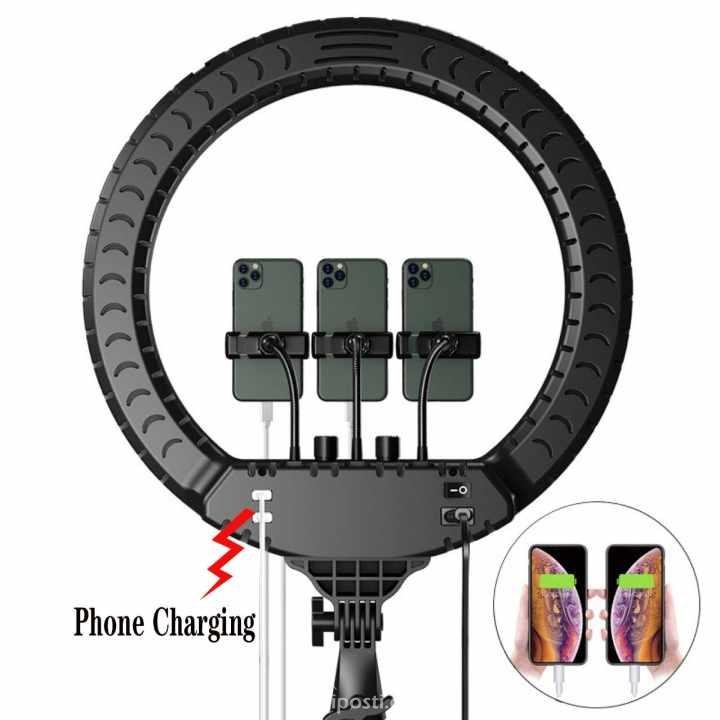 14 inch LED Ring light (Adjustable color) + Free Power Bank