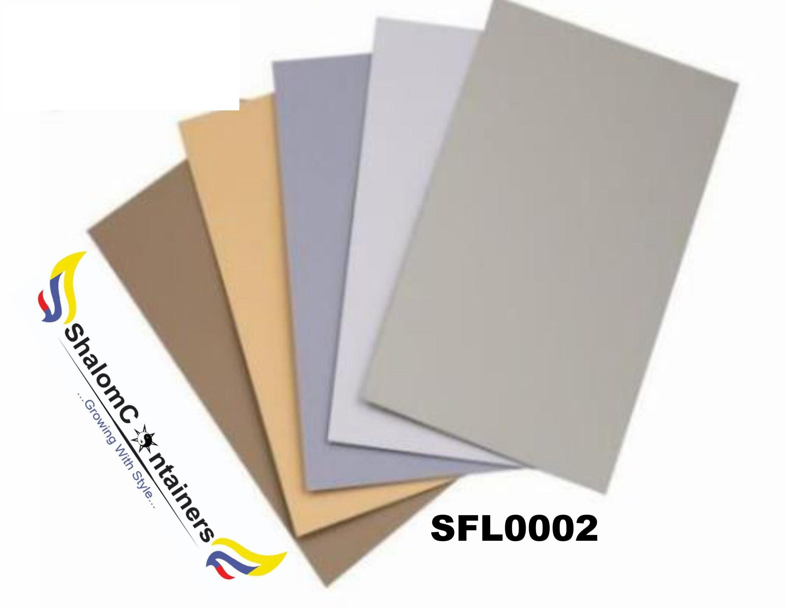 Shalom containers Fiber Panels and Laminates for construction