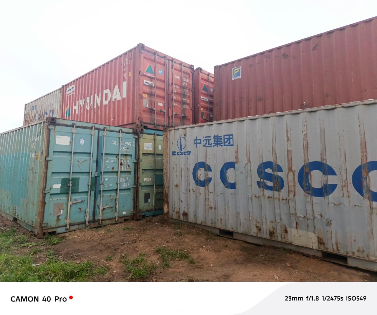 Reduce to clear 20ft empty dry containers available for sales