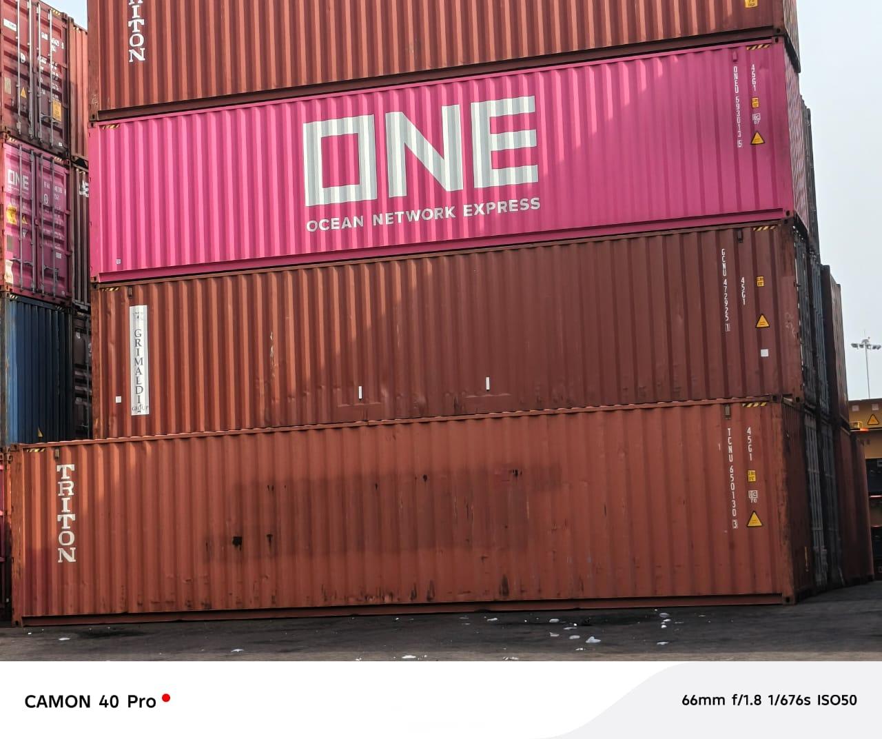 Reduce to clear 20ft empty dry containers available for sales