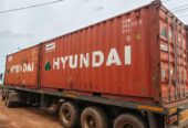 Reduce to clear 20ft empty dry containers available for sales